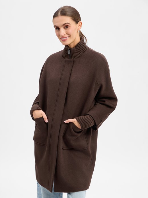 Damen Wollmantel