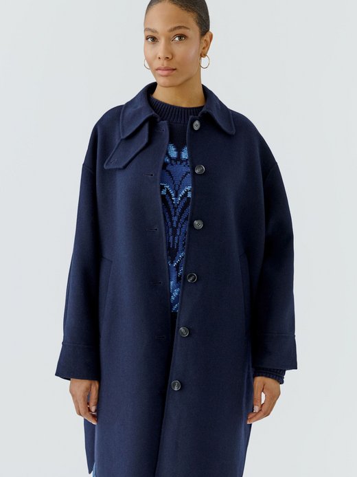 Damen Wollmantel