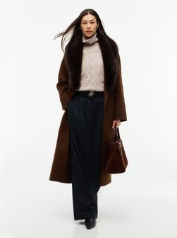 Damen Wollmantel