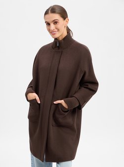Damen Wollmantel