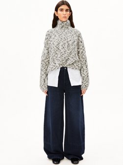 Damen Wollpullover mit Mohair-Anteil