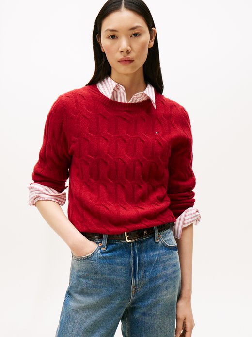 Damen Wollpullover