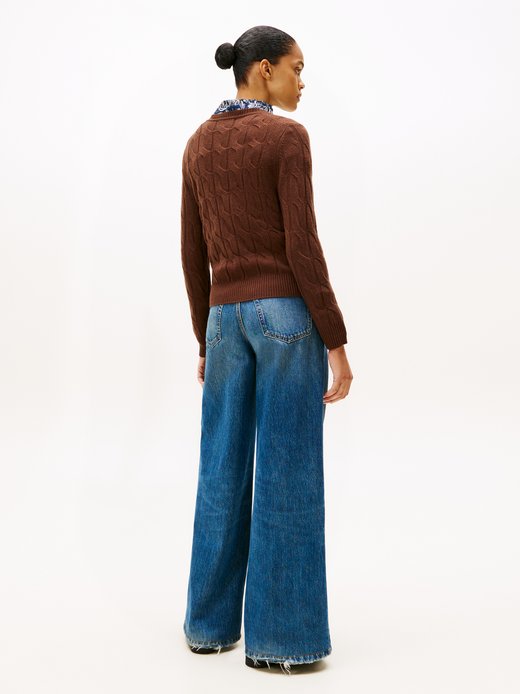 Damen Wollpullover