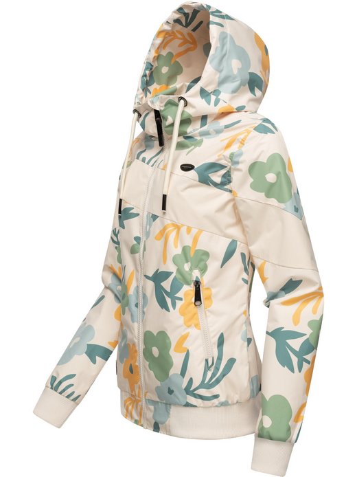 Damen Übergangsjacke - Nuggie Block Flower