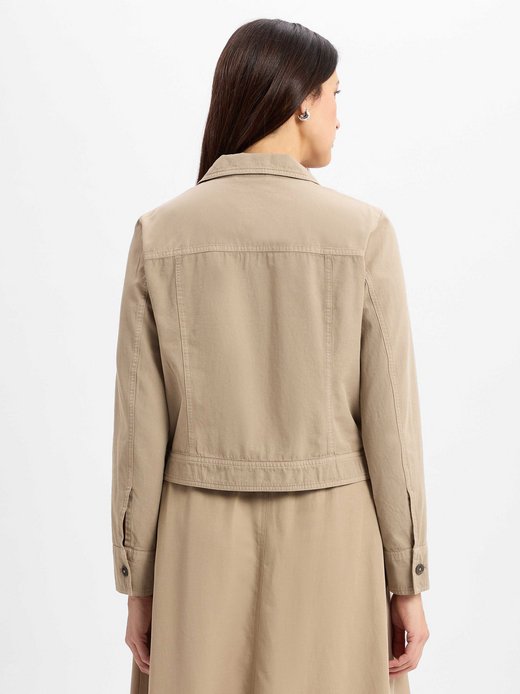 Damen Übergangsjacke mit Leinen-Anteil