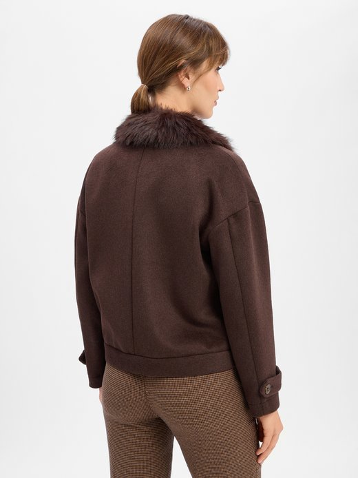 Damen Übergangsjacke mit Wollanteil
