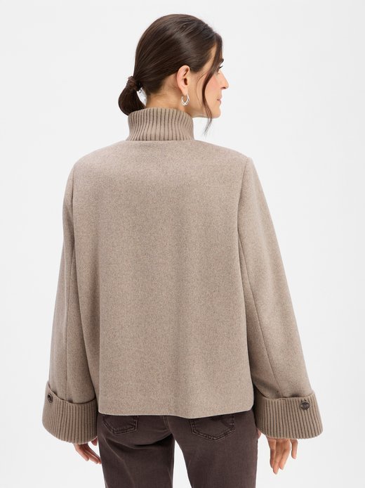 Damen Übergangsjacke mit Wollanteil