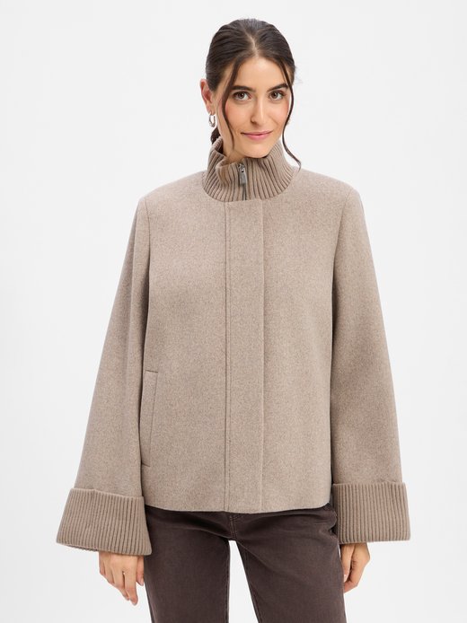 Damen Übergangsjacke mit Wollanteil