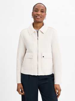 Artikelbild Damen Übergangsjacke mit Wollanteil von s.Oliver in kitt uni
