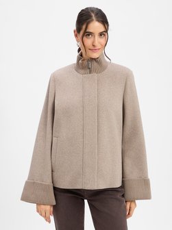 Damen Übergangsjacke mit Wollanteil