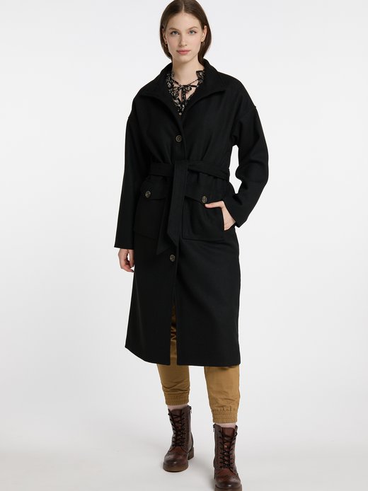 Damen Übergangsmantel aus Wollgemisch