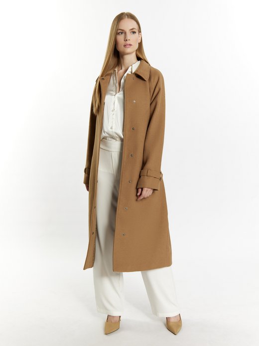 Damen Übergangsmantel aus Wollgemisch