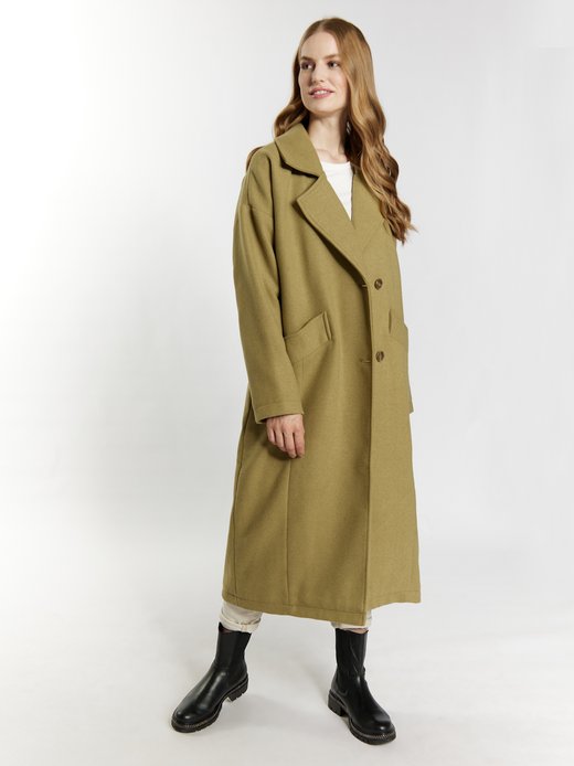 Damen Übergangsmantel aus Wollgemisch