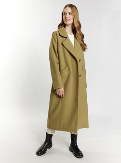 Damen Übergangsmantel aus Wollgemisch