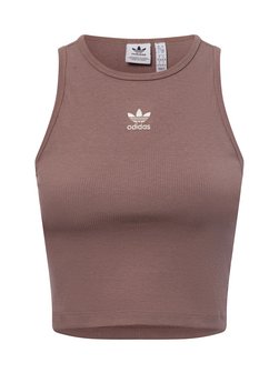 Artikelbild Damen cropped Tanktop von adidas Originals in schlamm strukturiert
