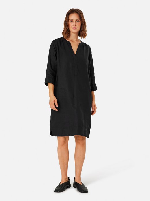 Damen knielanges Blusenkleid
