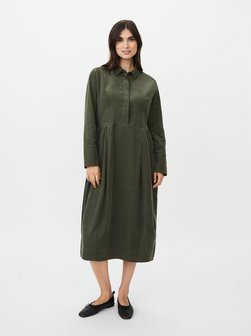 Damen knielanges Blusenkleid