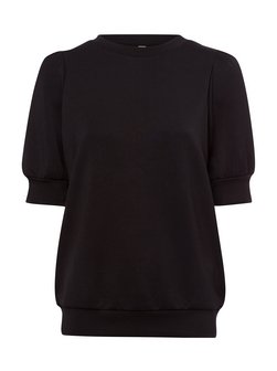 Artikelbild Damen kurzarm-Sweatshirt - SC-Banu 83 von soyaconcept® in schwarz uni