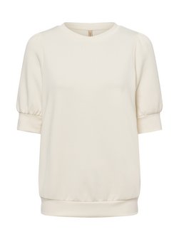 Artikelbild Damen kurzarm-Sweatshirt - SC-Banu 83 von soyaconcept® in ecru uni