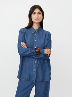 Damen langärmeliges Businesshemd