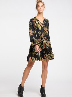 Damen langarm kleid