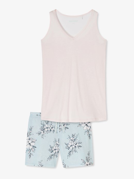 Damen Ärmelloser Schlafanzug  -  Feminine Floral