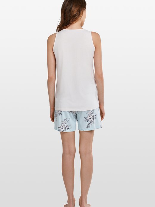 Damen Ärmelloser Schlafanzug  -  Feminine Floral