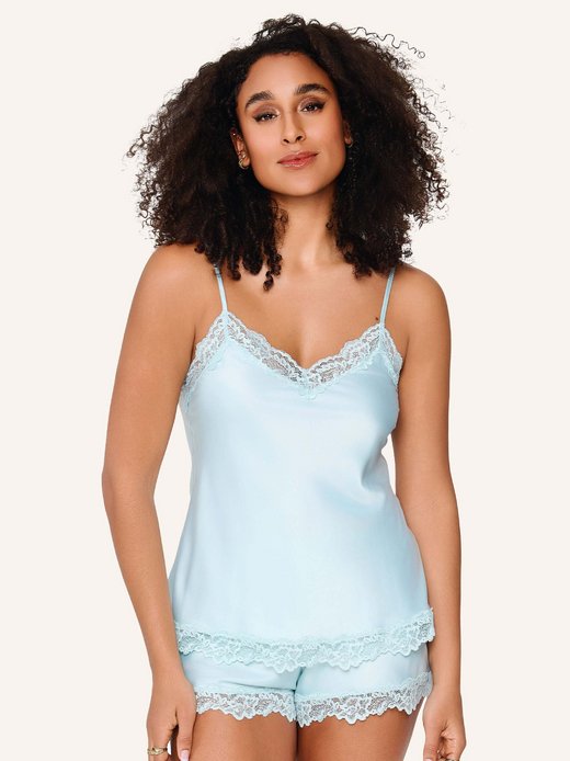 Damen satin top & short DAILY