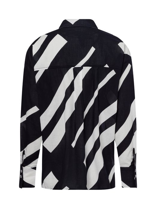 Damska bluzka koszulowa - Fenlo Stripe