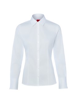 Damska bluzka koszulowa - Łatwe prasowanie - Dopasowana koszula