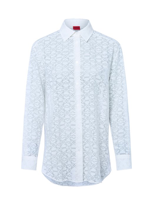 Damska bluzka koszulowa - koszula oversize