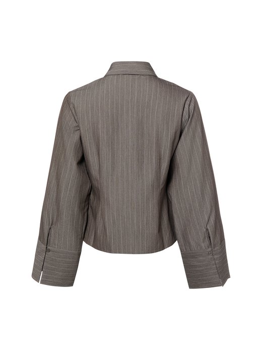 Damska bluzka koszulowa - różowy