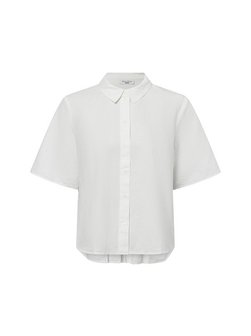 Damska bluzka koszulowa z zawartością lnu