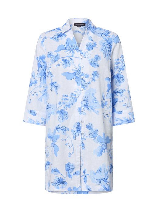 Damska bluzka tunika z lnem - Winnie