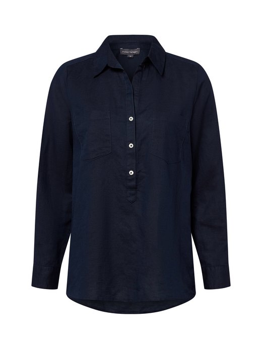 Damska bluzka tunika z lnem