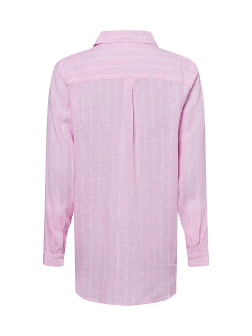 Damska bluzka tunika z zawartością lnu