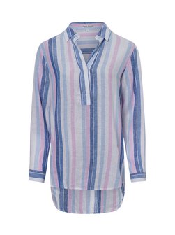 Damska bluzka tunika z zawartością lnu