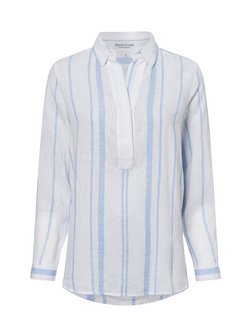 Damska bluzka tunika z zawartością lnu