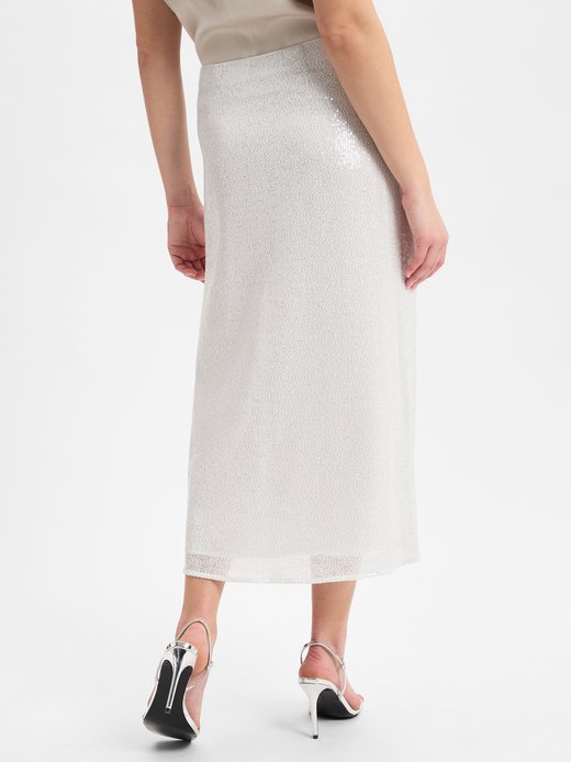 Damska cekinowa spódnica midi