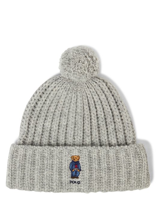 Damska czapka wełniana - Denim Bear