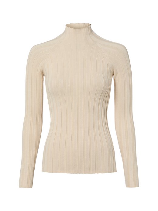 Damska dzianinowa koszulka z długim rękawem