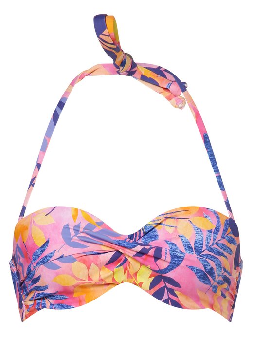 Damska góra od bikini bandeau – Push-up