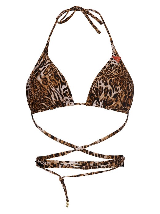 Damska góra od bikini – trójkątne miseczki – z wypełnieniem