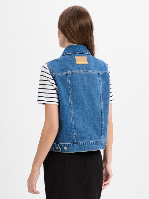 Damska kamizelka dżinsowa - Ersaa