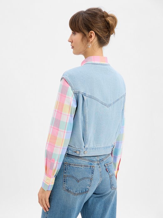 Damska kamizelka dżinsowa