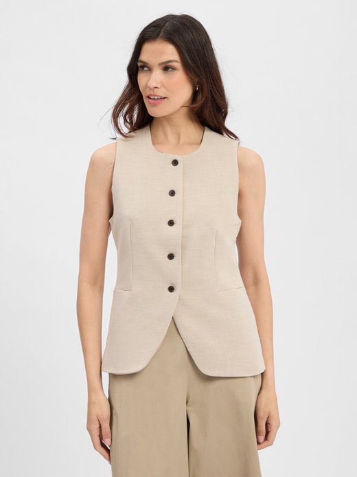 Damska kamizelka garniturowa - MSCHMirabelle Michelle