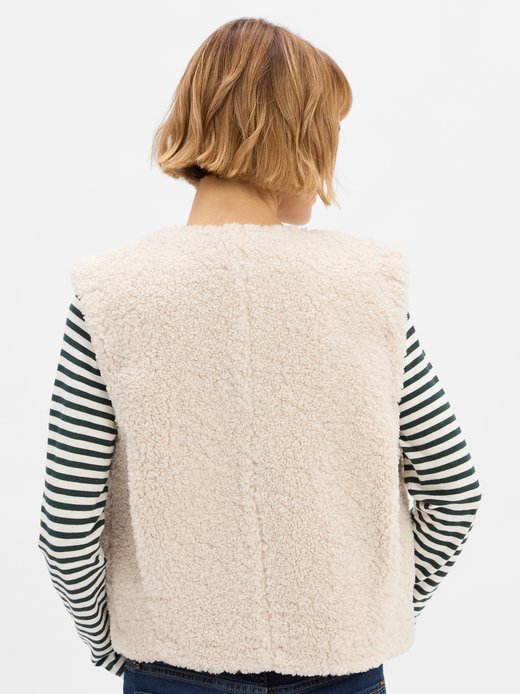 Damska kamizelka pluszowa - Frencie