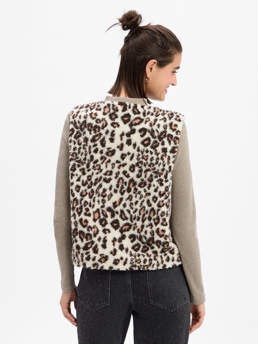 Damska kamizelka pluszowa