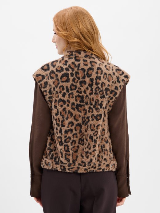 Damska kamizelka z dzianiny - Elona