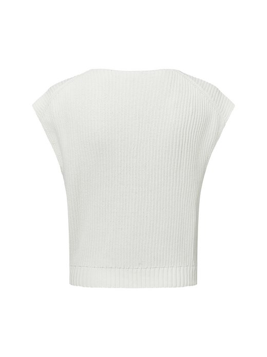 Damska kamizelka z dzianiny